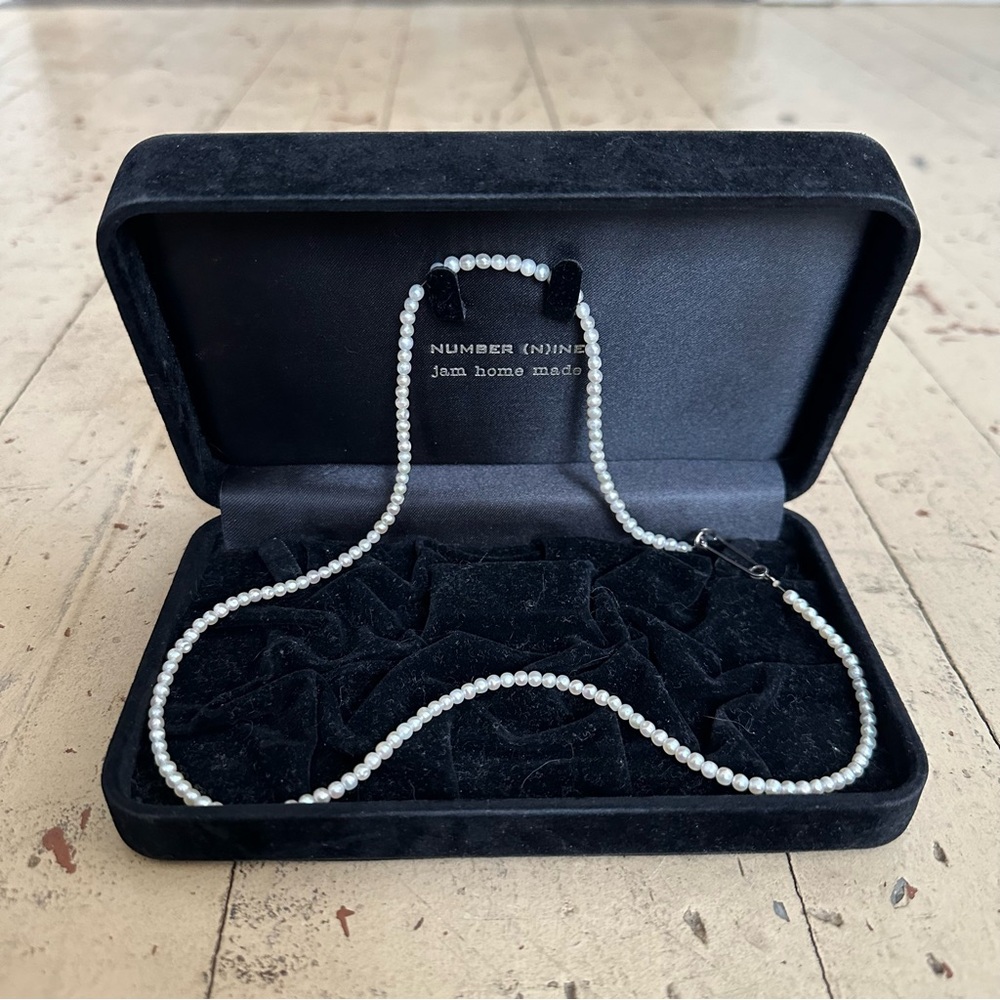 A/W2001 Number (N)ine Jam Home Made Pearl Necklace.